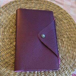 Portland Leather -Large Snap Journal - UltraViolet